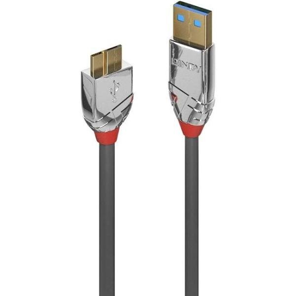 ESS Office Tech. Lindy 36658 2m USB 3.0 Type A To Micro-B Cable, Cromo ...