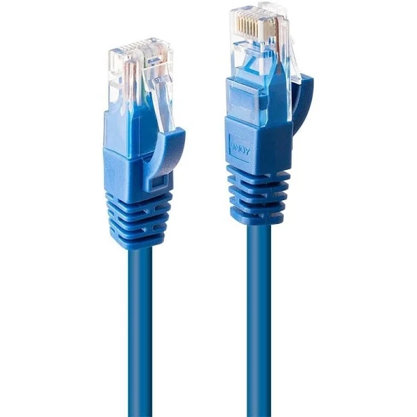 eSS Office Tech. Lindy 48020 5m Cat6 U/UTP Gigabit Network Cable, Blue -  Buy at Cheap Price