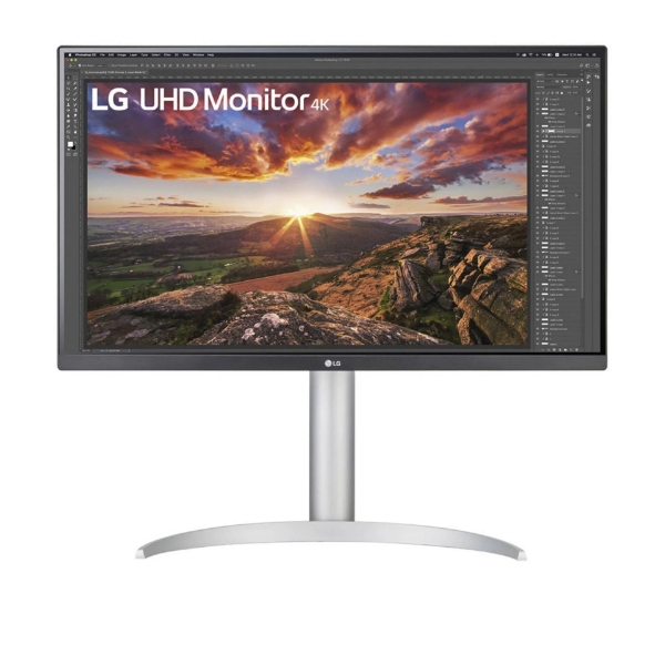 lg monitor silver